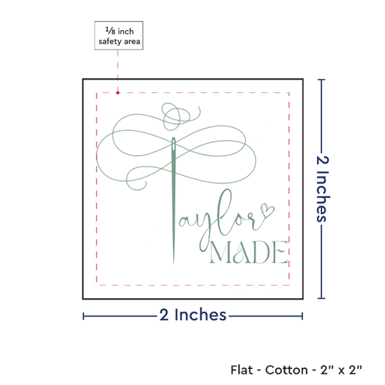PPLR_HIDDEN_PRODUCT Print your Logo or Image on FLAT Cotton Tags