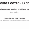 PPLR_HIDDEN_PRODUCT Reorder Previous Label Design - COTTON