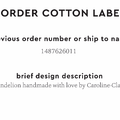 PPLR_HIDDEN_PRODUCT Reorder Previous Label Design - COTTON