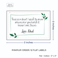 PPLR_HIDDEN_PRODUCT Leaf Quote (2"x3" Cotton - 12 labels/set)