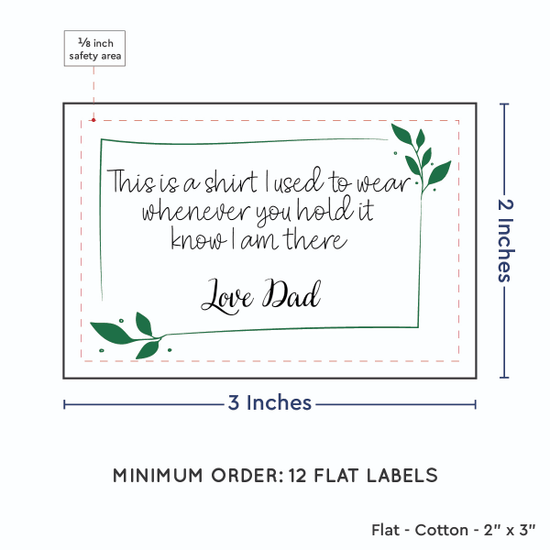 PPLR_HIDDEN_PRODUCT Leaf Quote (2"x3" Cotton - 12 labels/set)