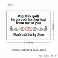 PPLR_HIDDEN_PRODUCT Double Heart Quote (2"x3" Cotton - 12 labels/set)