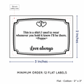 PPLR_HIDDEN_PRODUCT Frame Quote (2"x3" Cotton - 12 labels/set)
