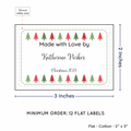 PPLR_HIDDEN_PRODUCT Christmas Trees (2"x3" Cotton - 12 labels/set)