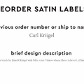 PPLR_HIDDEN_PRODUCT Reorder Previous Label Design - SATIN