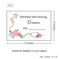 PPLR_HIDDEN_PRODUCT Thread and Flowers (2"x3" Cotton - 12 labels/set)