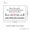 PPLR_HIDDEN_PRODUCT Double Heart Quote (2"x3" Cotton - 12 labels/set)
