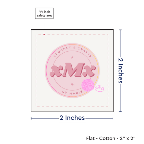 PPLR_HIDDEN_PRODUCT Print your Logo or Image on FLAT Cotton Tags