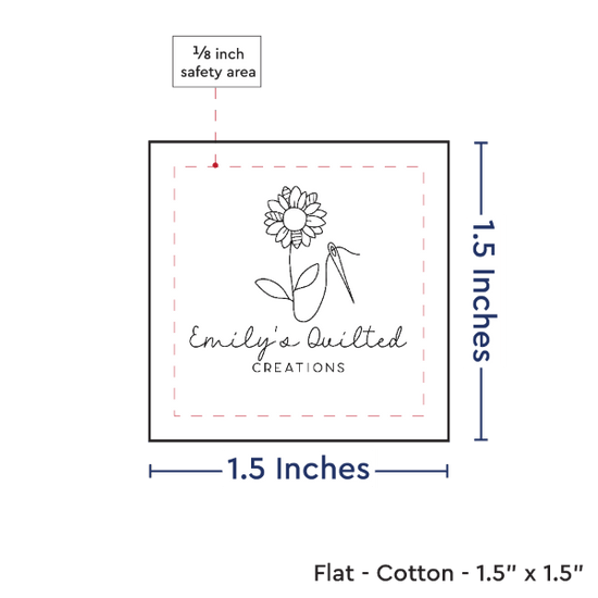 PPLR_HIDDEN_PRODUCT Print your Logo or Image on FLAT Cotton Tags