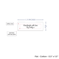 PPLR_HIDDEN_PRODUCT Two Line Tiny Labels (0.5"x1.5"-Cotton)