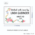 PPLR_HIDDEN_PRODUCT Thread and Flowers (2"x3" Cotton - 12 labels/set)