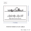 PPLR_HIDDEN_PRODUCT Winter Bird (2"x3" Cotton - 12 labels/set)