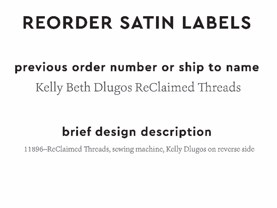 PPLR_HIDDEN_PRODUCT Reorder Previous Label Design - SATIN