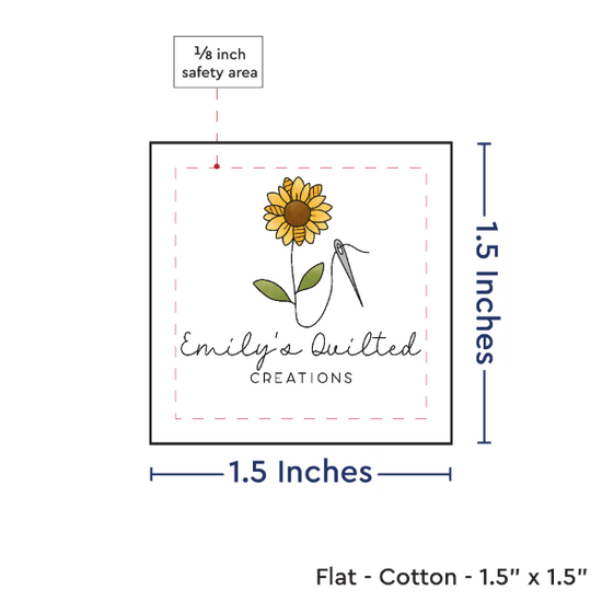PPLR_HIDDEN_PRODUCT Print your Logo or Image on FLAT Cotton Tags