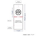PPLR_HIDDEN_PRODUCT Print Your Logo/Image on Satin Tags (1" wide - Satin)
