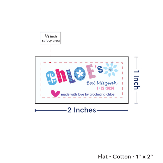 PPLR_HIDDEN_PRODUCT Print your Logo or Image on FLAT Cotton Tags