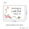 PPLR_HIDDEN_PRODUCT Thread and Flowers (2"x3" Cotton - 12 labels/set)