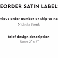 PPLR_HIDDEN_PRODUCT Reorder Previous Label Design - SATIN