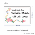 PPLR_HIDDEN_PRODUCT Thread and Flowers (2"x3" Cotton - 12 labels/set)