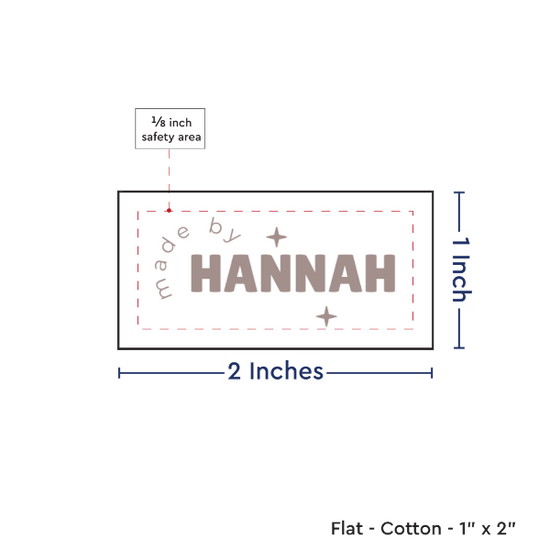 PPLR_HIDDEN_PRODUCT Print your Logo or Image on FLAT Cotton Tags