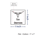 PPLR_HIDDEN_PRODUCT Print your Logo or Image on FLAT Cotton Tags