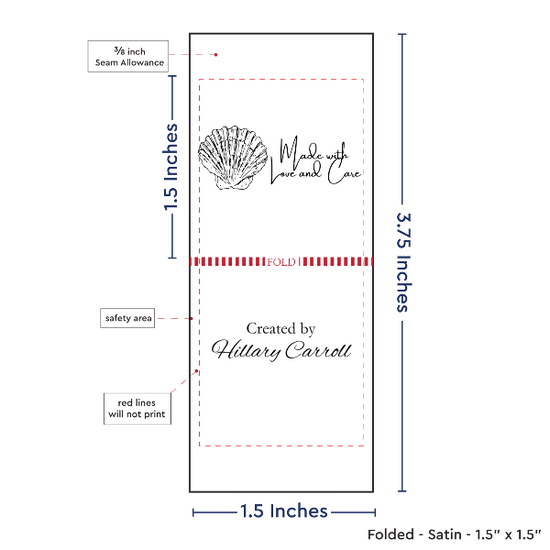 PPLR_HIDDEN_PRODUCT Print your logo/Image on Satin Tags (1.5" wide - Satin)