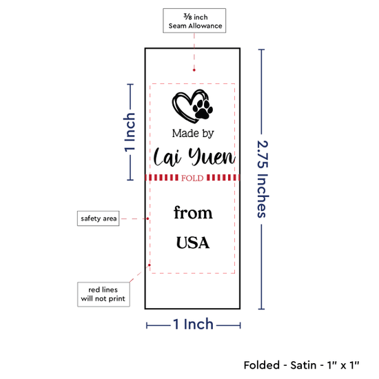 PPLR_HIDDEN_PRODUCT Heart and Paw Print (1" wide - Satin)