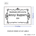 PPLR_HIDDEN_PRODUCT Swirl Accent Border (2"x3" Cotton - 12 labels/set)