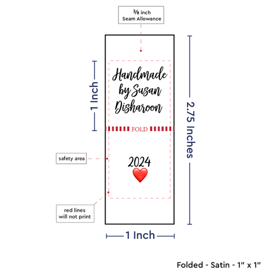 PPLR_HIDDEN_PRODUCT Handmade Square (1" wide - Satin)