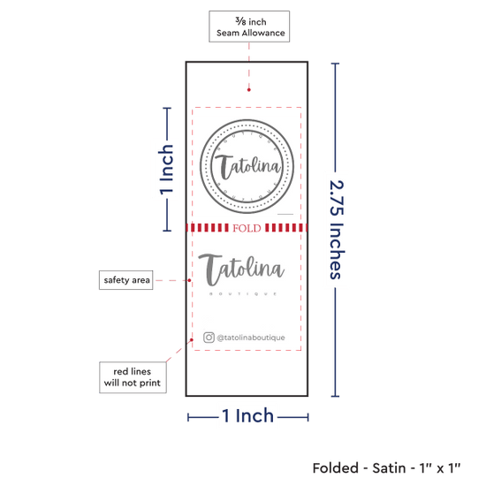 PPLR_HIDDEN_PRODUCT Print Your Logo/Image on Satin Tags (1" wide - Satin)