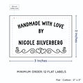 PPLR_HIDDEN_PRODUCT Double Heart Border (2"x3" Cotton - 12 labels/set)