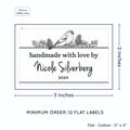 PPLR_HIDDEN_PRODUCT Winter Bird (2"x3" Cotton - 12 labels/set)