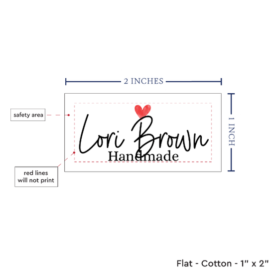 PPLR_HIDDEN_PRODUCT Simple Heart (2"x1"-Cotton)