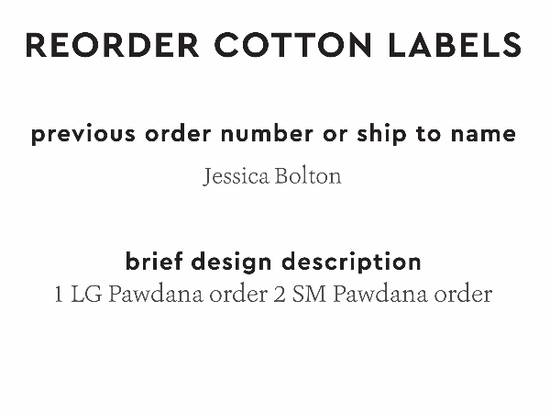 PPLR_HIDDEN_PRODUCT Reorder Previous Label Design - COTTON