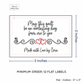 PPLR_HIDDEN_PRODUCT Double Heart Quote (2"x3" Cotton - 12 labels/set)