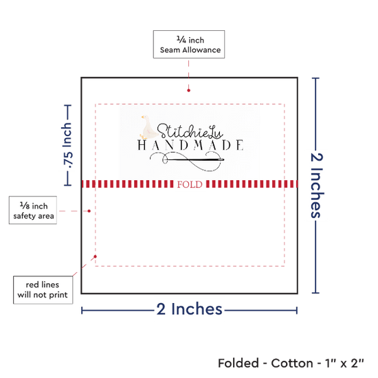 PPLR_HIDDEN_PRODUCT Print Your Logo or Image on FOLDED Cotton Tags