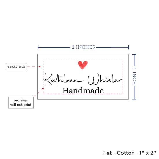 PPLR_HIDDEN_PRODUCT Simple Heart (2"x1"-Cotton)