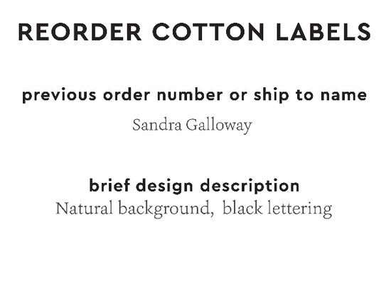 PPLR_HIDDEN_PRODUCT Reorder Previous Label Design - COTTON