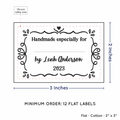 PPLR_HIDDEN_PRODUCT Swirl Accent Border with Fill in Blanks (2"x3" Cotton - 12 labels/set)