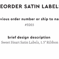 PPLR_HIDDEN_PRODUCT Reorder Previous Label Design - SATIN