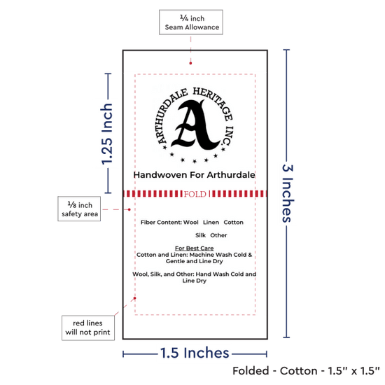 PPLR_HIDDEN_PRODUCT Print Your Logo or Image on FOLDED Cotton Tags