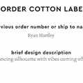 PPLR_HIDDEN_PRODUCT Reorder Previous Label Design - COTTON
