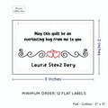 PPLR_HIDDEN_PRODUCT Double Heart Quote (2"x3" Cotton - 12 labels/set)