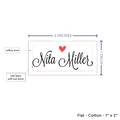 PPLR_HIDDEN_PRODUCT Simple Heart (2"x1"-Cotton)