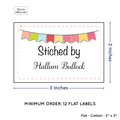 PPLR_HIDDEN_PRODUCT Colorful Banner (2"x3" Cotton - 12 labels/set)