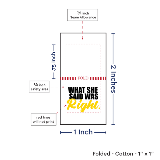 PPLR_HIDDEN_PRODUCT Print Your Logo or Image on FOLDED Cotton Tags