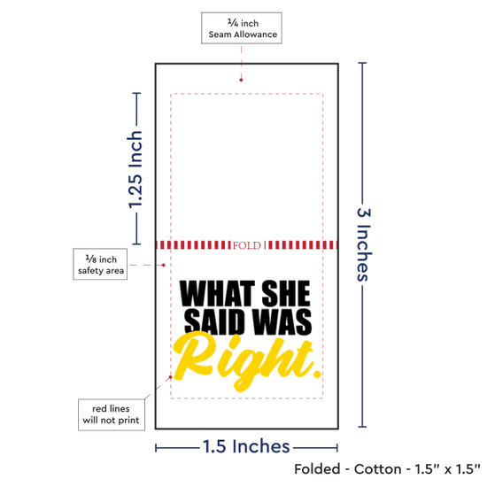 PPLR_HIDDEN_PRODUCT Print Your Logo or Image on FOLDED Cotton Tags