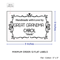 PPLR_HIDDEN_PRODUCT Swirl Accent Border (2"x3" Cotton - 12 labels/set)