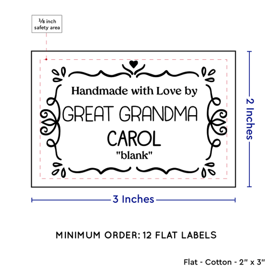 PPLR_HIDDEN_PRODUCT Swirl Accent Border (2"x3" Cotton - 12 labels/set)