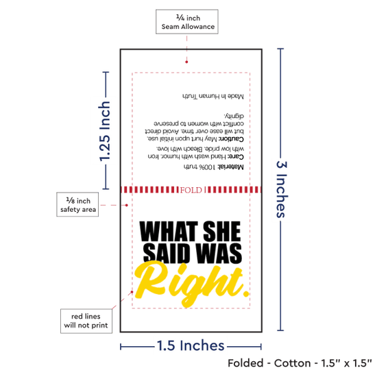 PPLR_HIDDEN_PRODUCT Print Your Logo or Image on FOLDED Cotton Tags